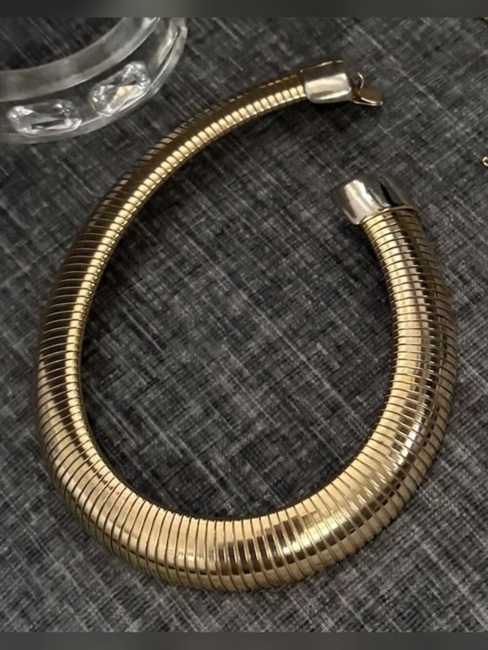 Chunky Gold Tubogas Collar